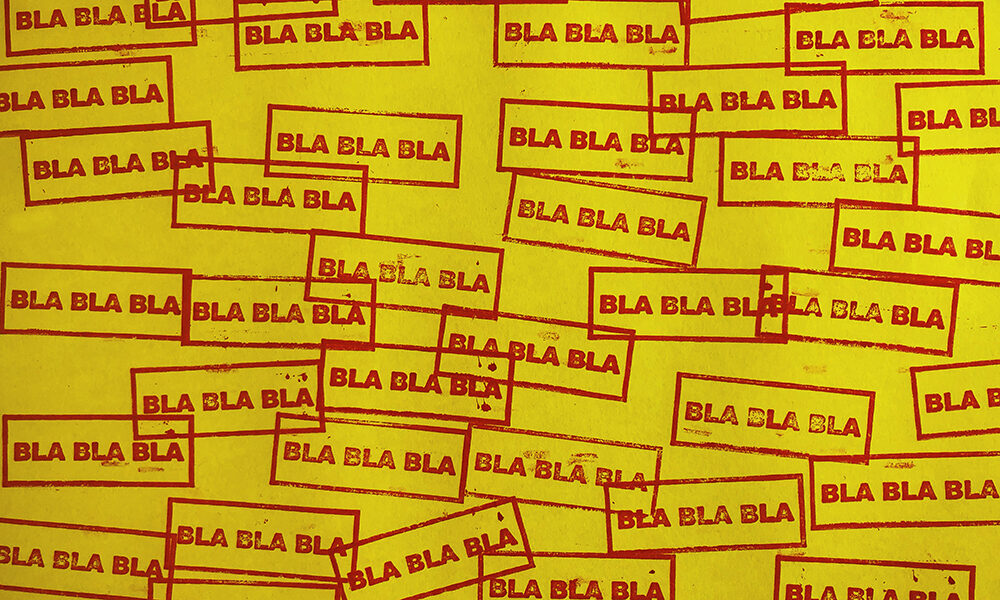 Come non fare bla-bla-bla